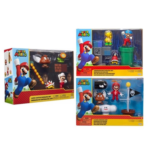 Super mario playset diorama - mario,