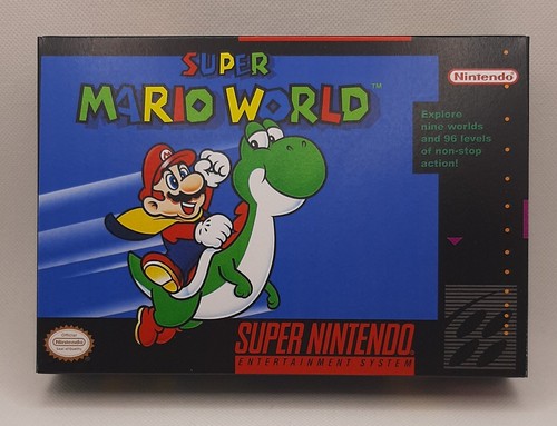 Snes super mario world - - super,
