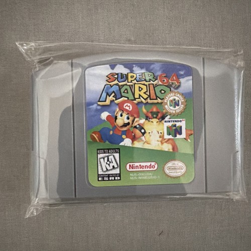 Super mario game card for - 64,