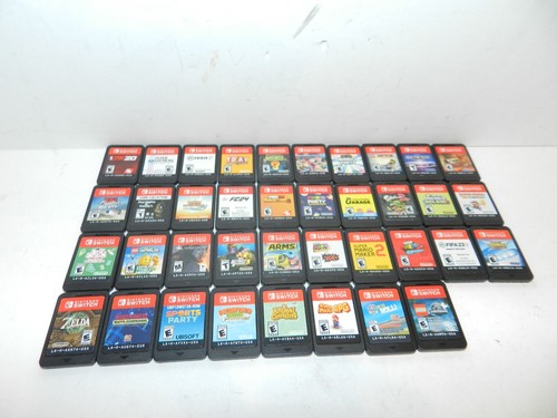 Nintendo switch games cleaned - switch,