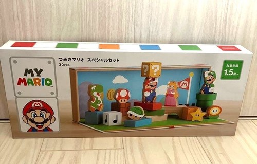 Nintendo mario wooden block - my,