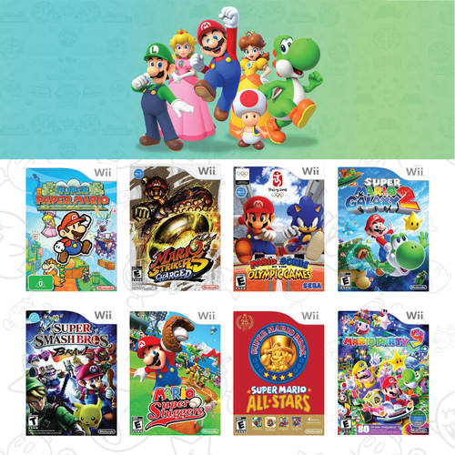 Nintendo wii mario games - nintendo,