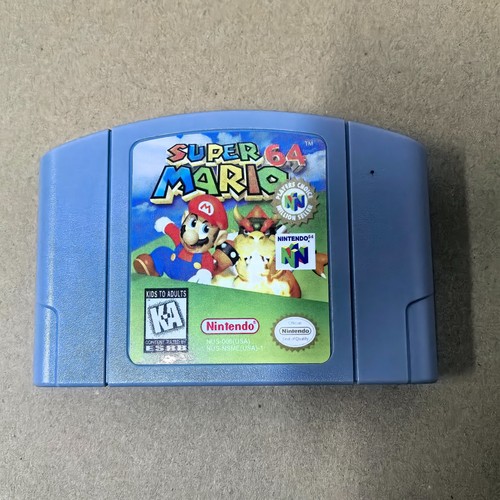 N64 super mario - 64, video
